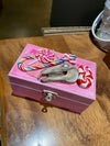 Pink Box with Skeleton Unicorn_884