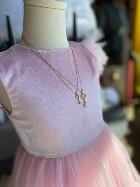 Gold Pendant Key